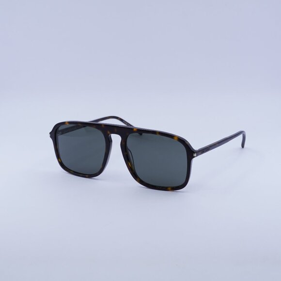 🕶️ New Saint Laurent SL590 002 Sunglasses - Havana Frame, Grey Lenses